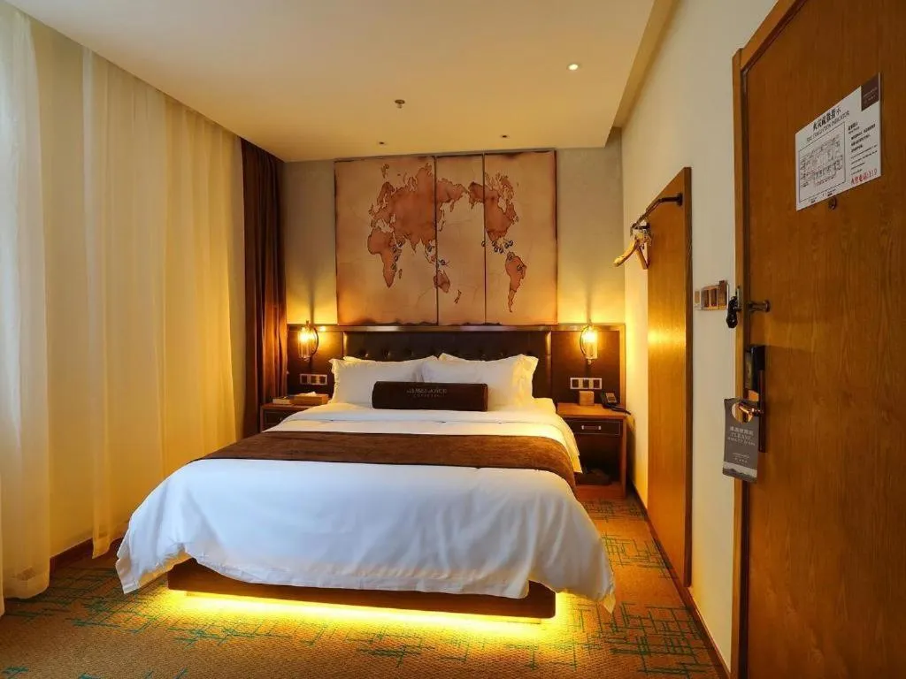 Bed in James Joyce Coffetel·Shenyang North Railway Station Shifu Square