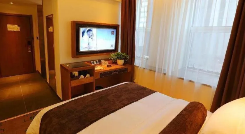Bed in James Joyce Coffetel·Shenyang North Railway Station Shifu Square