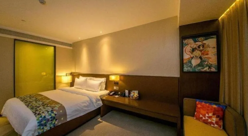Bed in ZMAX Hotel Guangzhou Luogang Science City Shenzhou Road Metro Station