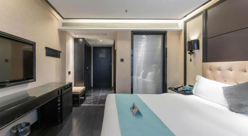 Bed in Xana Hotelle·Nanchang Bayi Square Metro Station