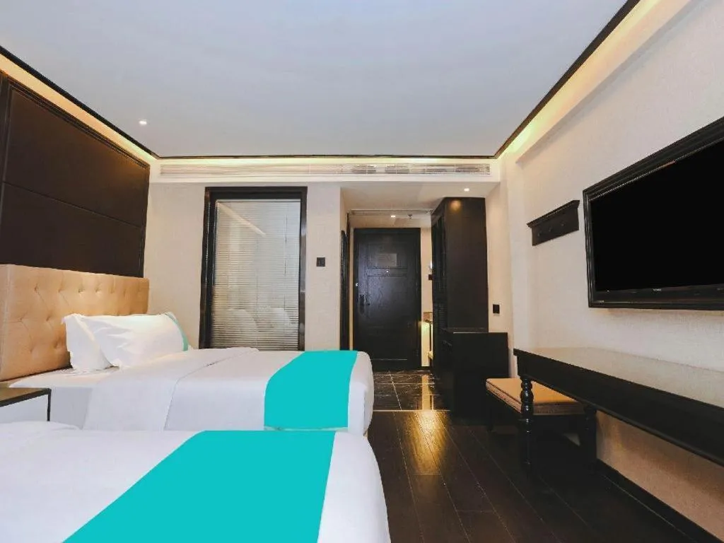 Bed in Xana Hotelle·Nanchang Bayi Square Metro Station