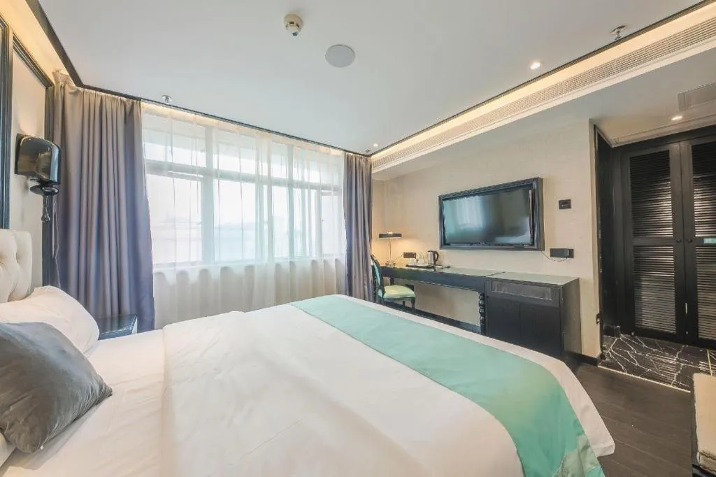 Bed in Xana Hotelle·Nanchang Bayi Square Metro Station