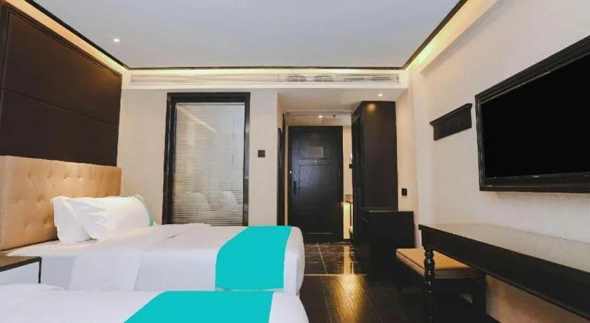 Bed in Xana Hotelle·Nanchang Bayi Square Metro Station