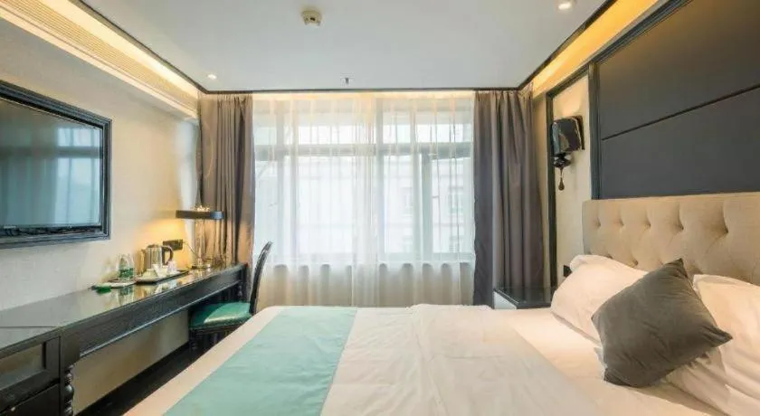 Bed in Xana Hotelle·Nanchang Bayi Square Metro Station