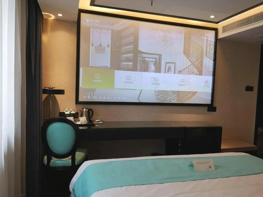 Bed in Xana Hotelle·Nanchang Bayi Square Metro Station