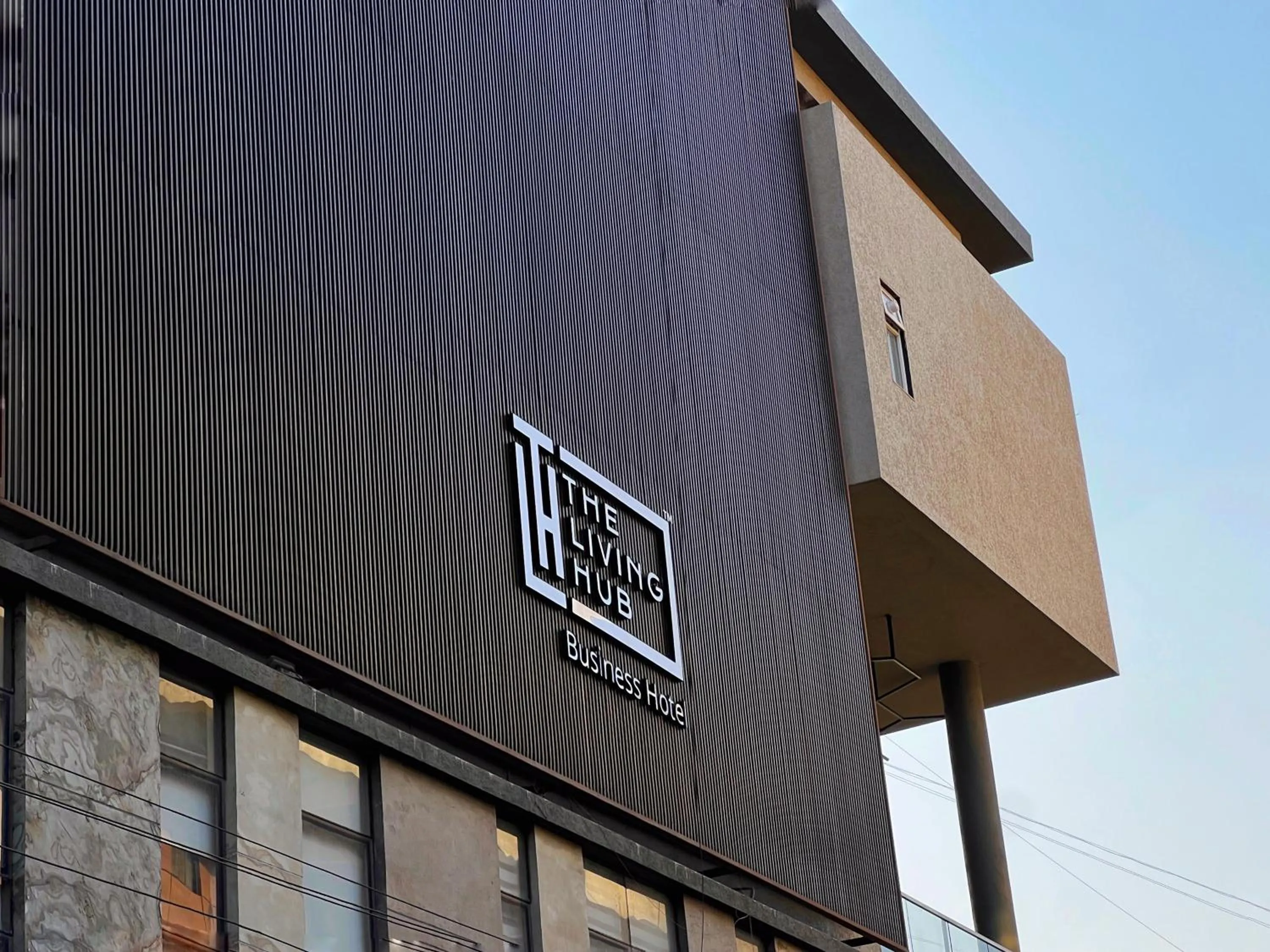 Property building in The Living Hub Business Hotel, Kolhapur