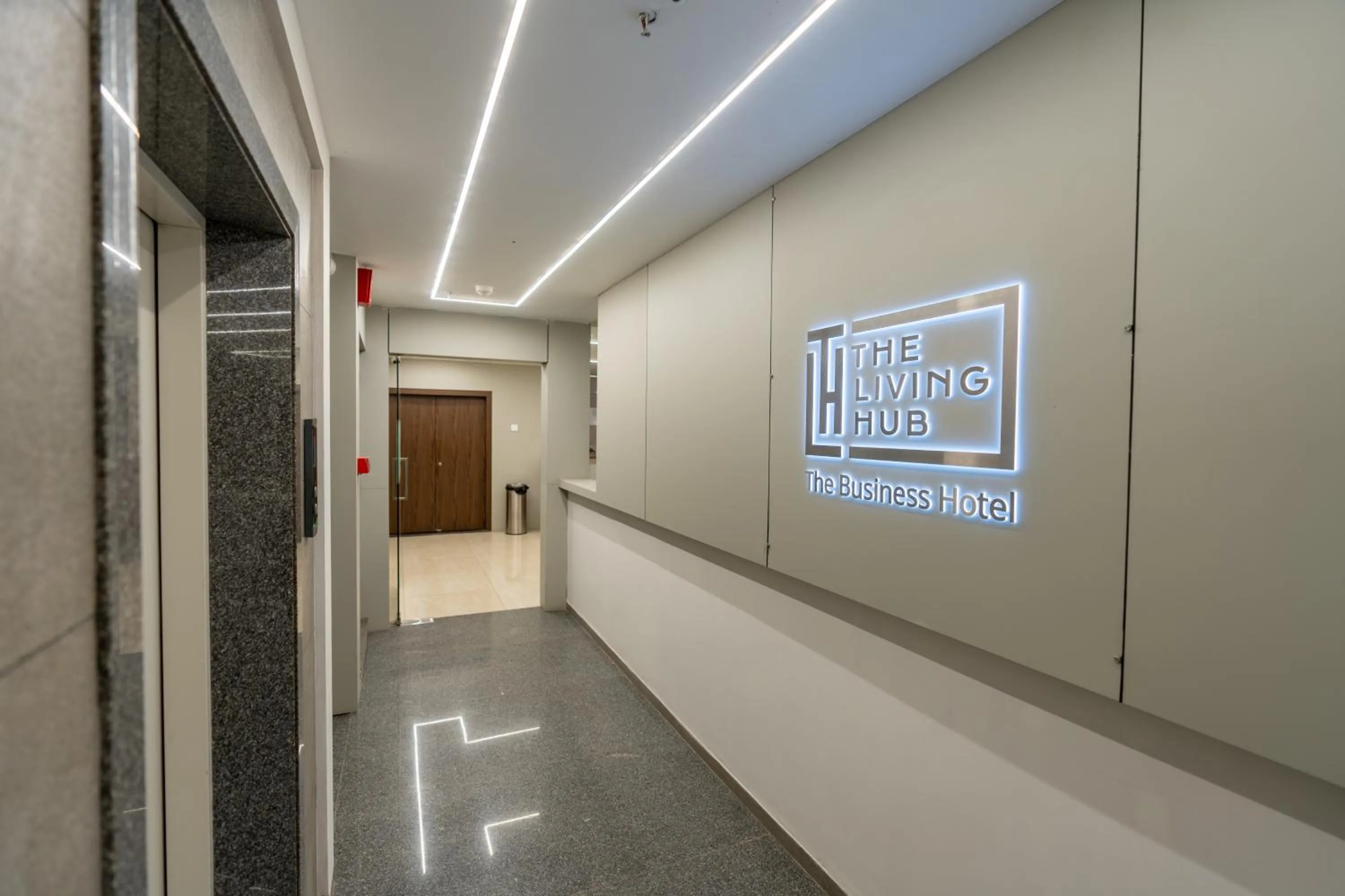 Property building in The Living Hub Business Hotel, Kolhapur