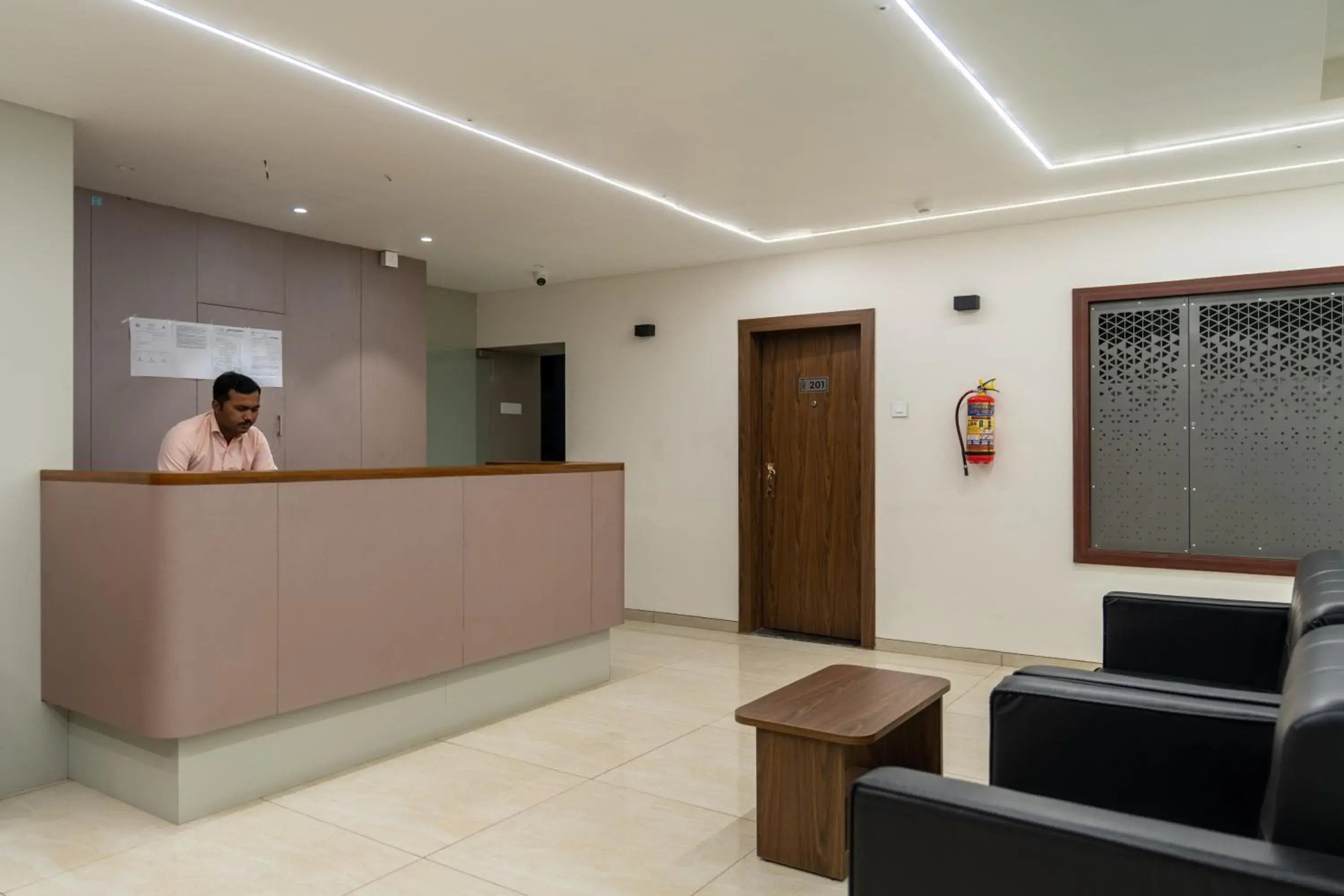 Lobby or reception in The Living Hub Business Hotel, Kolhapur Lobby or reception in The Living Hub Business Hotel, Kolhapur