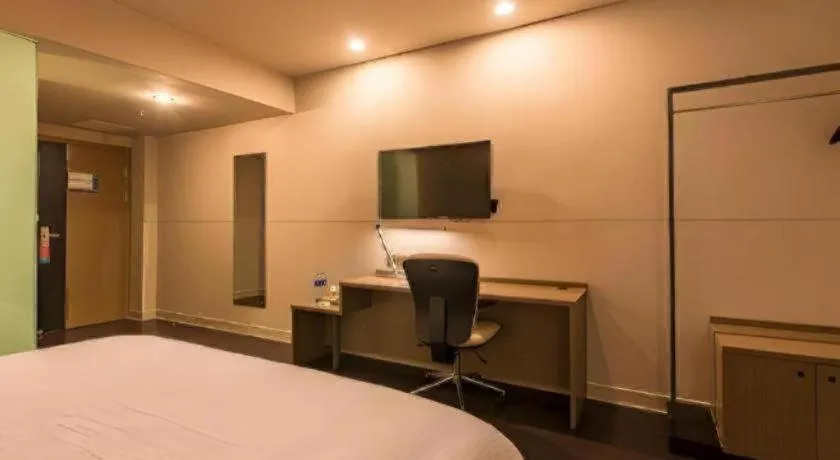 Bed in Jinjiang Inn Select Xuzhou High-speed Railway Station Kunpeng Road