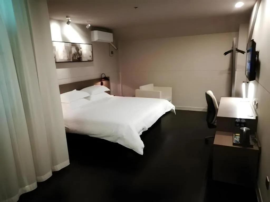 Bed in Jinjiang Inn Select Xuzhou High-speed Railway Station Kunpeng Road