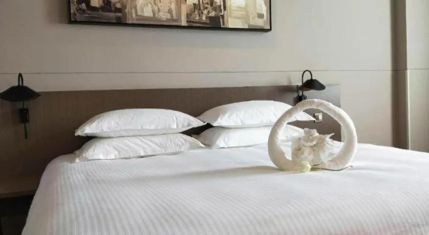 Bed in Jinjiang Inn Select Xuzhou High-speed Railway Station Kunpeng Road