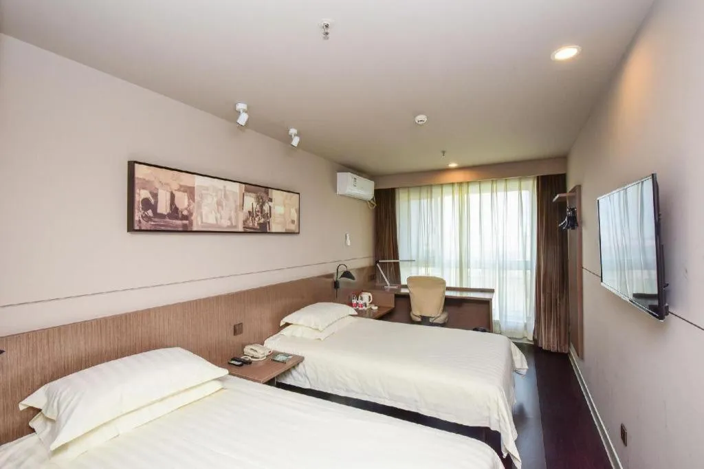 Bed in Jinjiang Inn Style Shijiazhuang Zhongshan Xi Road Yuxi Park