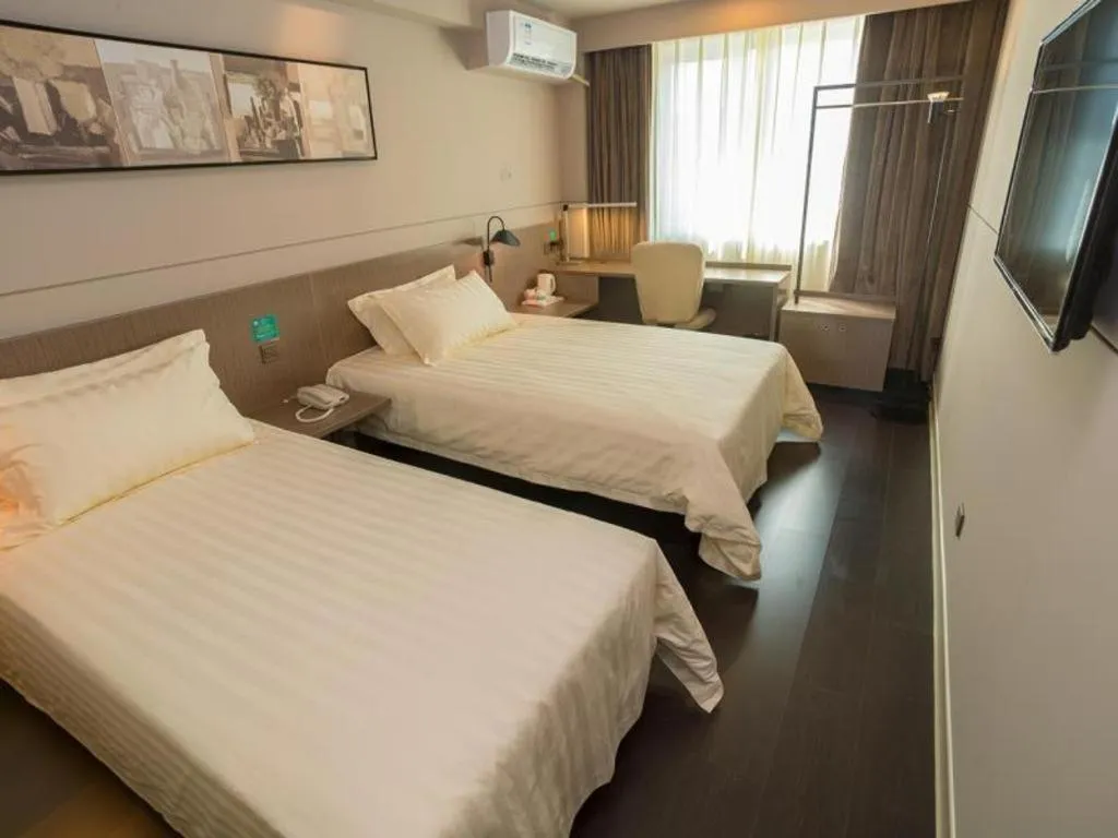 Bed in Jinjiang Inn Style Shijiazhuang Zhongshan Xi Road Yuxi Park