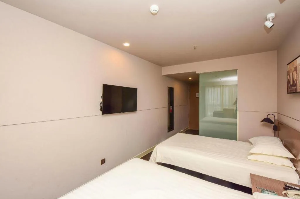 Bed in Jinjiang Inn Style Shijiazhuang Zhongshan Xi Road Yuxi Park