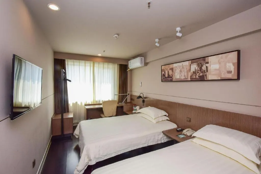 Bed in Jinjiang Inn Style Shijiazhuang Zhongshan Xi Road Yuxi Park
