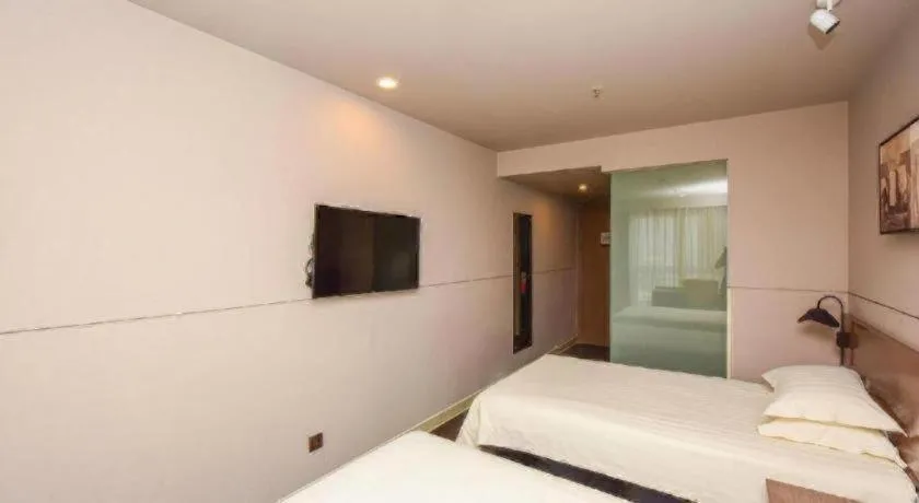 Bed in Jinjiang Inn Style Shijiazhuang Zhongshan Xi Road Yuxi Park