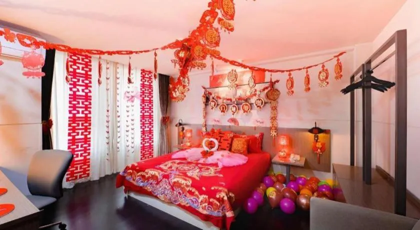 Bed in Jinjiang Inn Select Changchun Yuanda Street