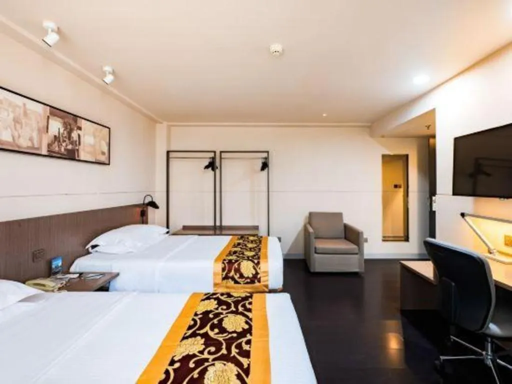 Bed in Jinjiang Inn Select Changchun Yuanda Street