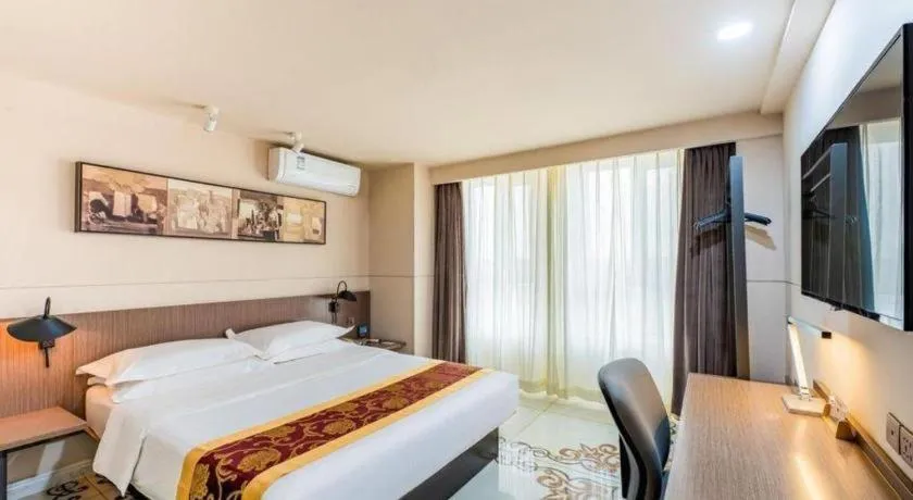 Bed in Jinjiang Inn Select Changchun Yuanda Street