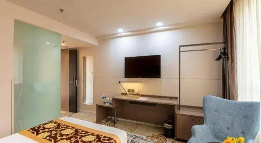 Bed in Jinjiang Inn Select Changchun Yuanda Street Bed in Jinjiang Inn Select Changchun Yuanda Street