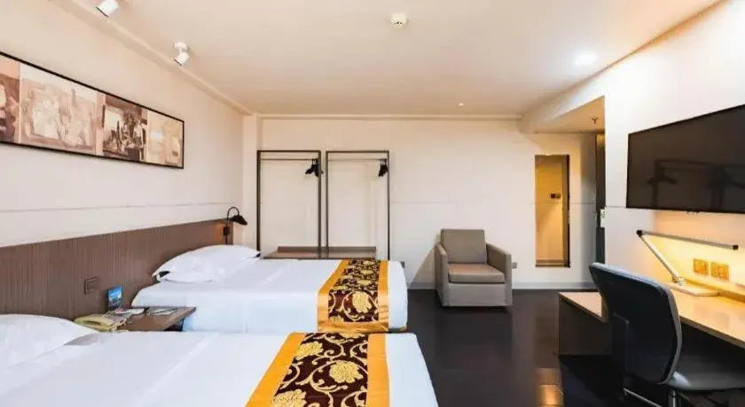 Bed in Jinjiang Inn Select Changchun Yuanda Street Bed in Jinjiang Inn Select Changchun Yuanda Street