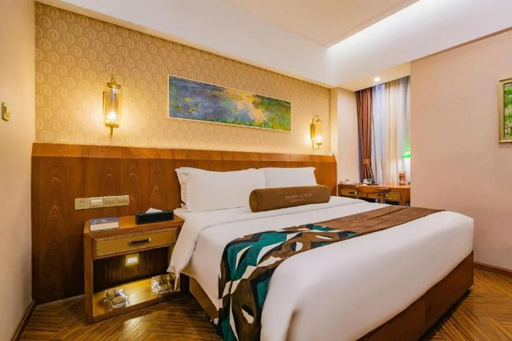 Bed in James Joyce Coffetel Chengdu Century City Convention and Exhibition Center