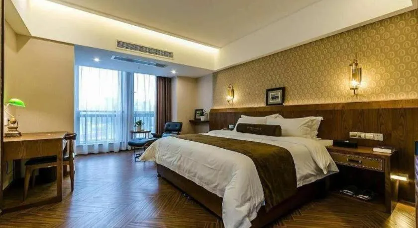 Bed in James Joyce Coffetel Chengdu Century City Convention and Exhibition Center