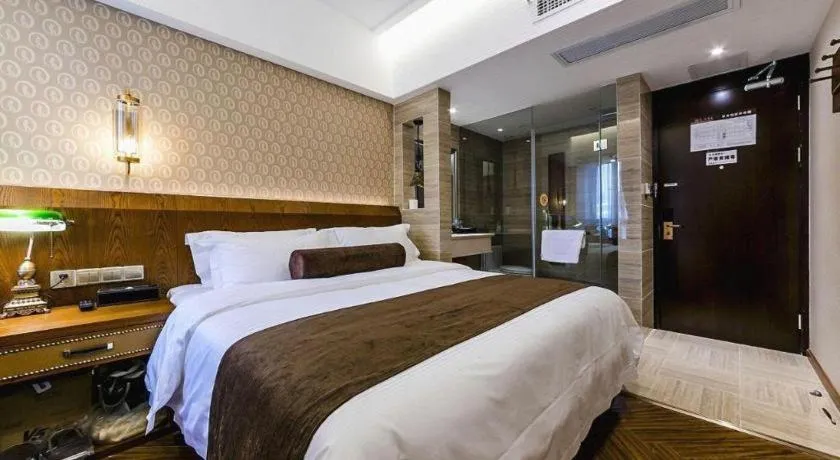 Bed in James Joyce Coffetel Chengdu Century City Convention and Exhibition Center