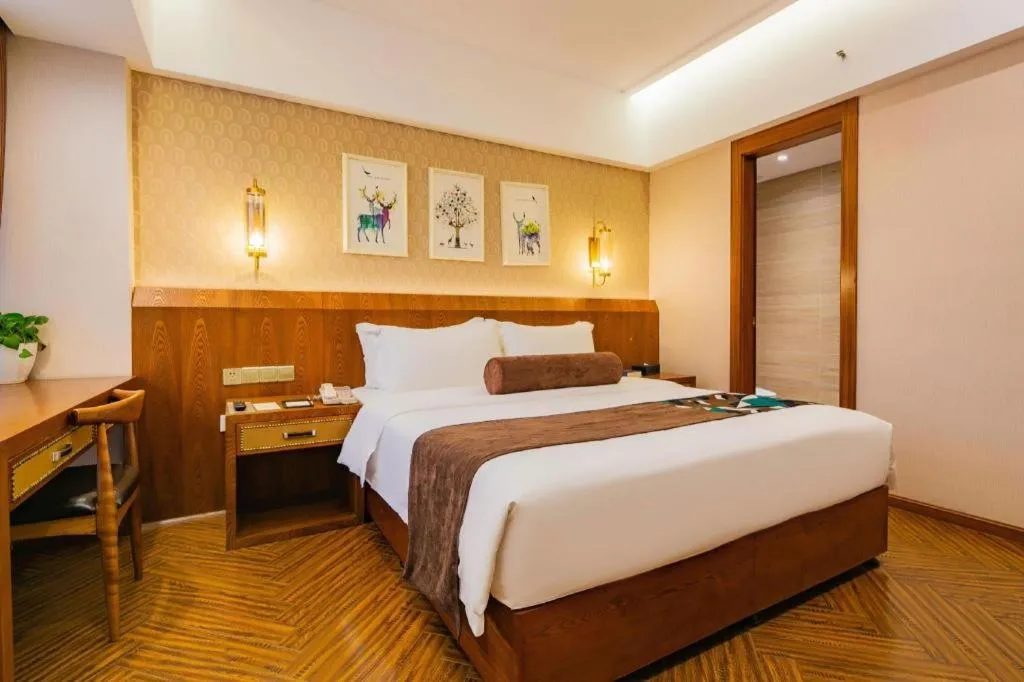 Bed in James Joyce Coffetel Chengdu Century City Convention and Exhibition Center