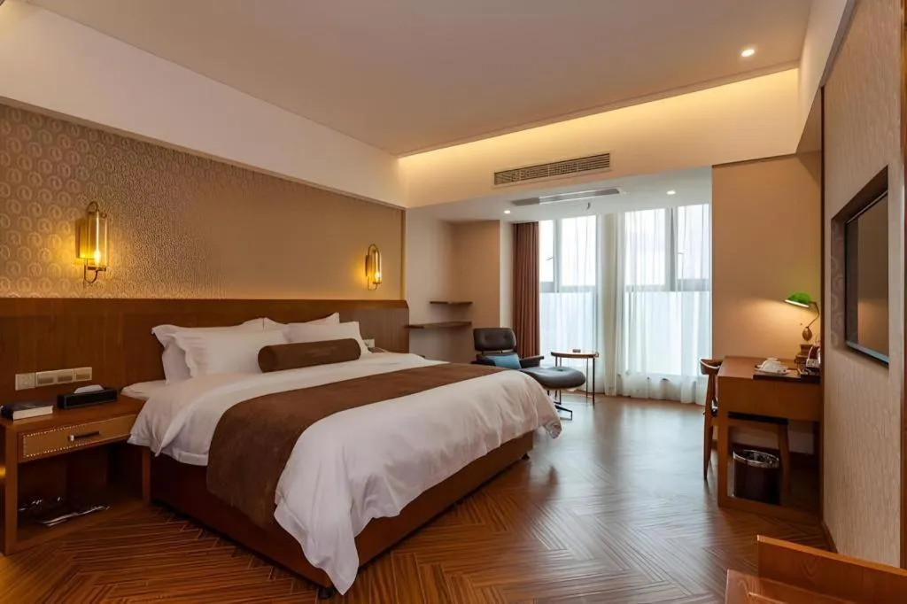 Bed in James Joyce Coffetel Chengdu Century City Convention and Exhibition Center