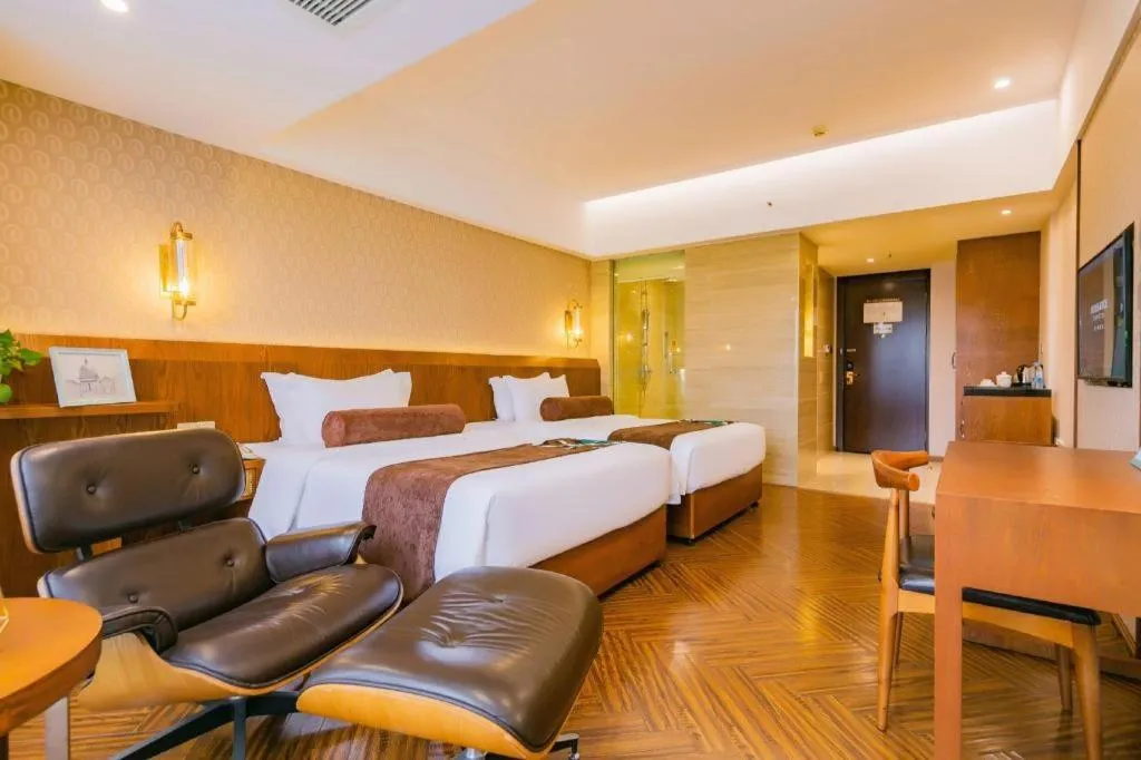 Bed in James Joyce Coffetel Chengdu Century City Convention and Exhibition Center