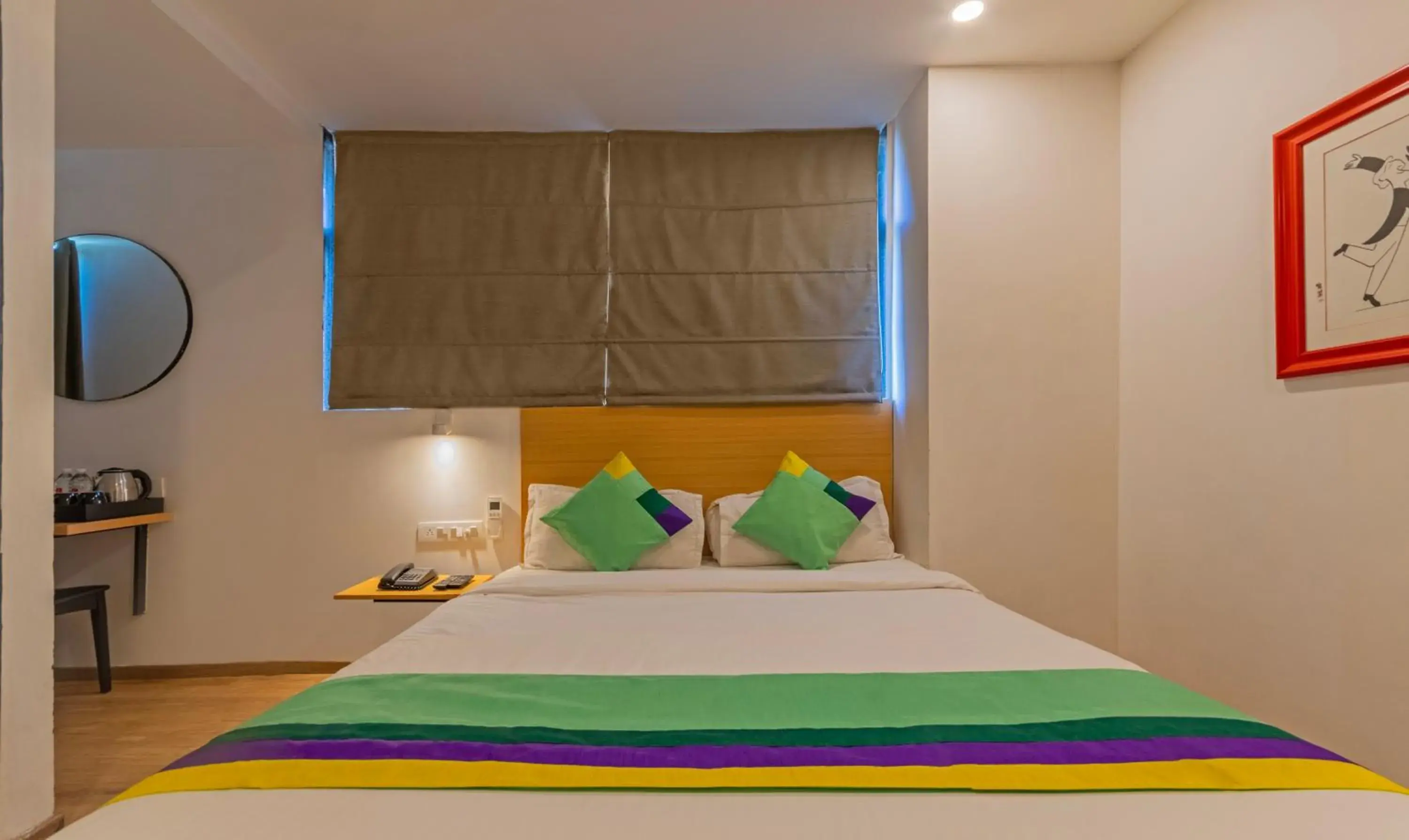 Bedroom, Bed in Treebo The Square Bedroom, Bed in Treebo The Square