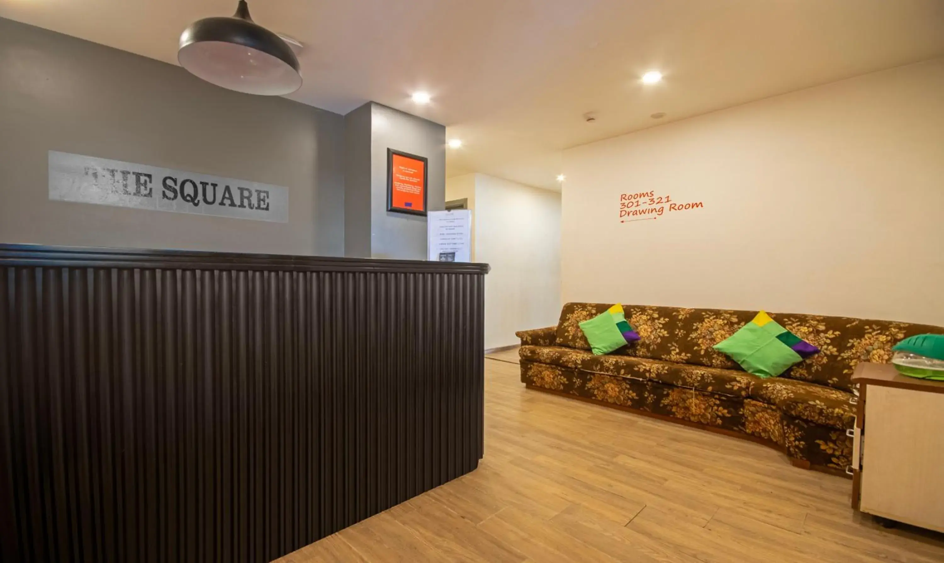 Lobby or reception in Treebo The Square Lobby or reception in Treebo The Square