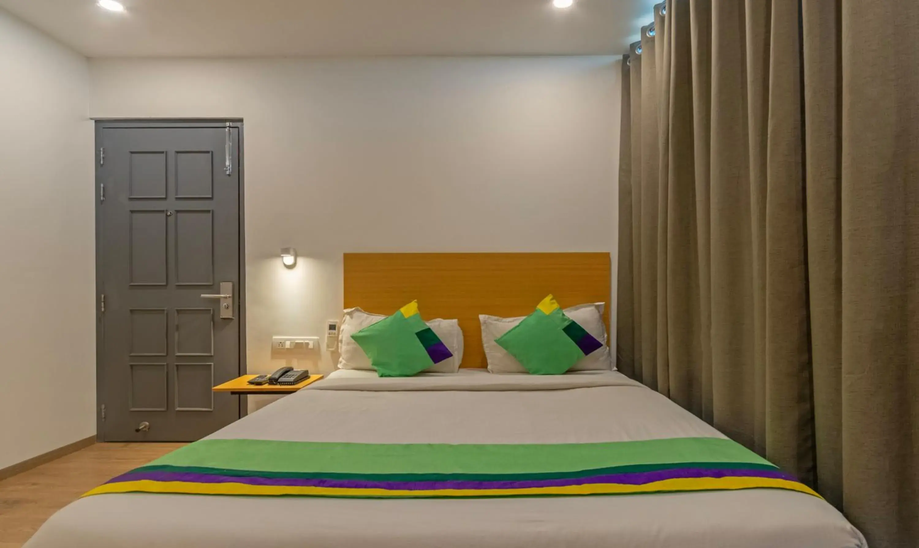 Bedroom, Bed in Treebo The Square Bedroom, Bed in Treebo The Square