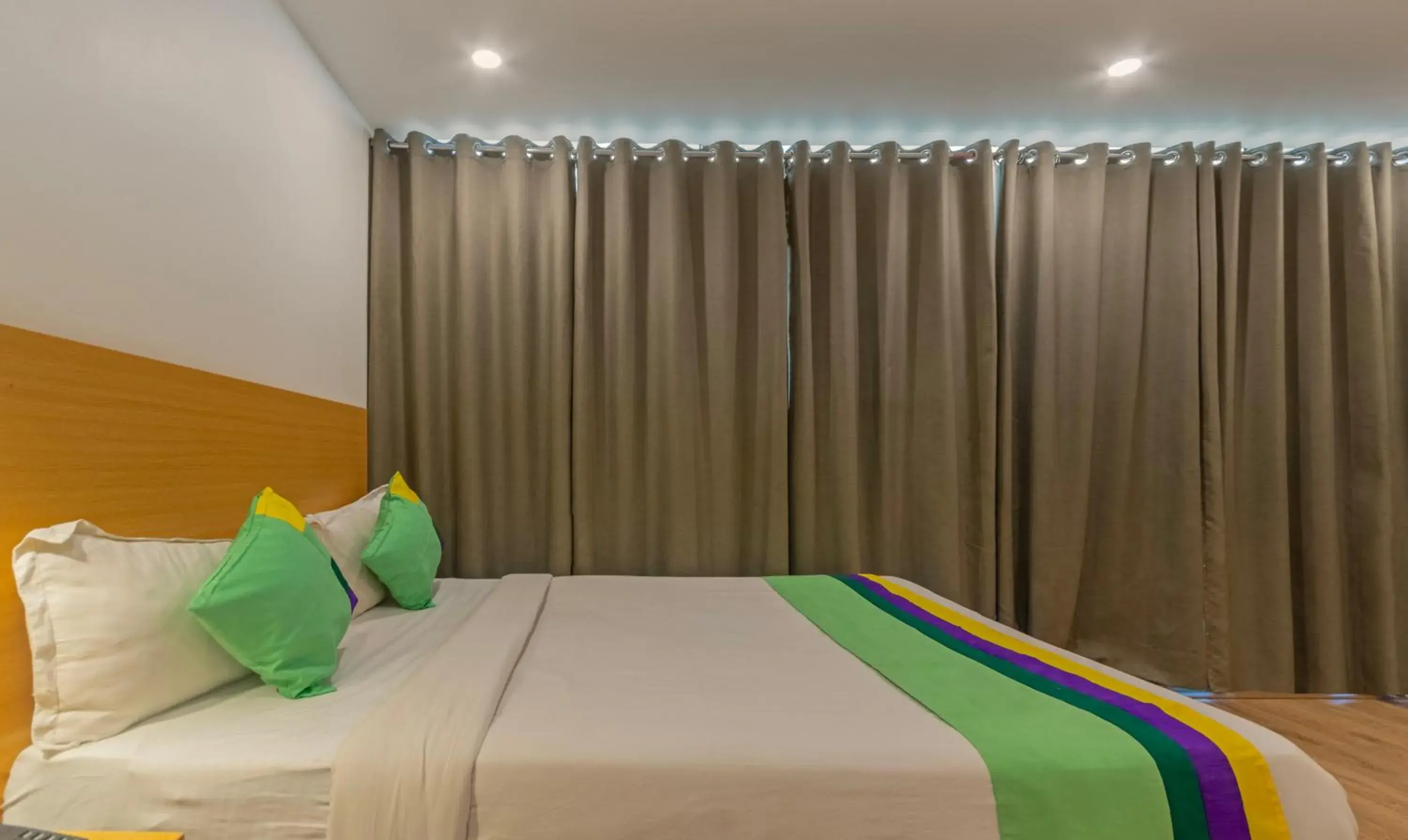 Bedroom, Bed in Treebo The Square Bedroom, Bed in Treebo The Square