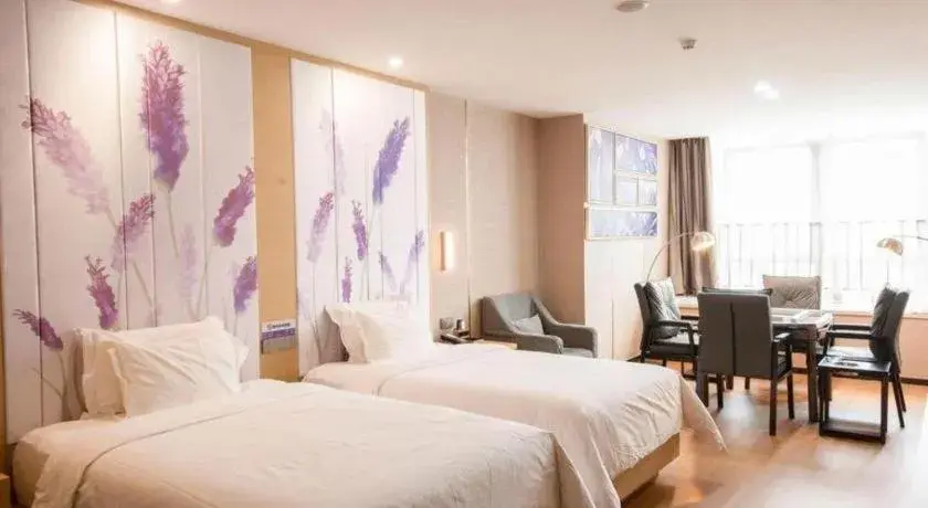 Bed in Lavande Hotels·Xuzhou New District Meidi Square Bed in Lavande Hotels·Xuzhou New District Meidi Square