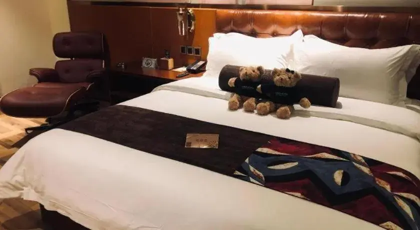 Bed in James Joyce Coffetel·Nanchong Southern Government Center Bed in James Joyce Coffetel·Nanchong Southern Government Center