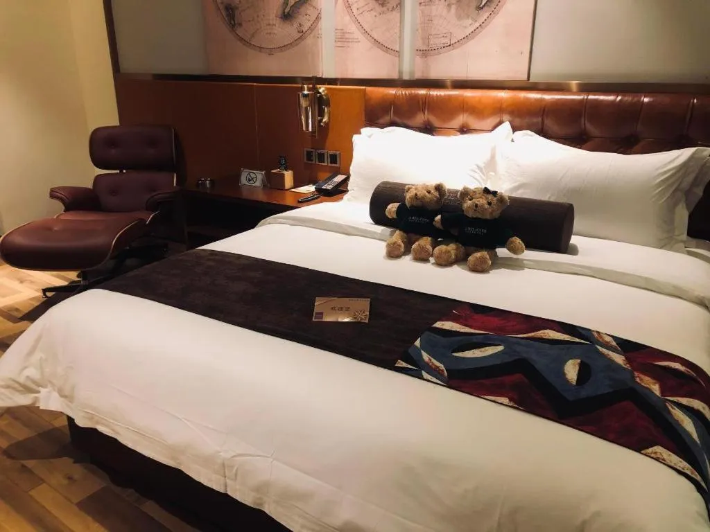 Bed in James Joyce Coffetel·Nanchong Southern Government Center