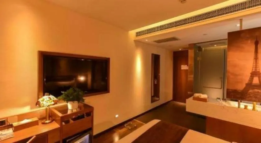 Bed in James Joyce Coffetel·Beijing Yizhuang Development Zone Dazu Square Tongji Road