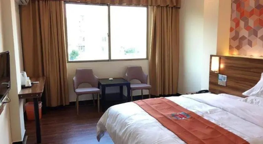 Bed in PAI Hotel Guangzhou Baiyun International Airport Zhongluotan Zhuliao Metro Station Bed in PAI Hotel Guangzhou Baiyun International Airport Zhongluotan Zhuliao Metro Station