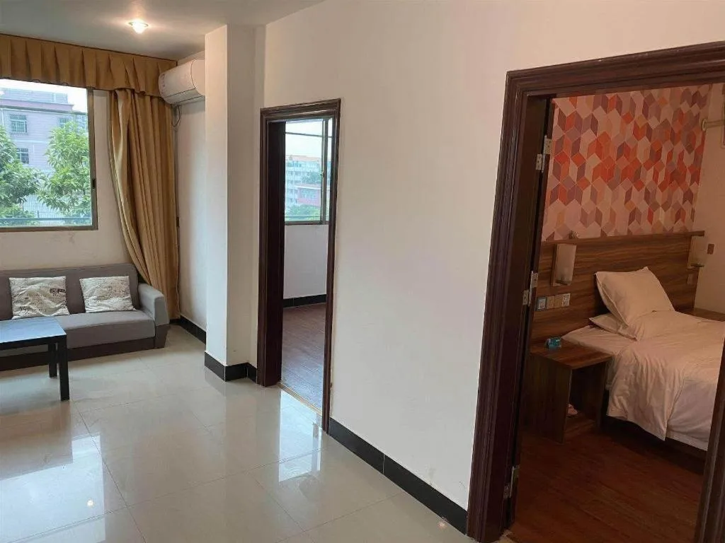 Bed in PAI Hotel Guangzhou Baiyun International Airport Zhongluotan Zhuliao Metro Station