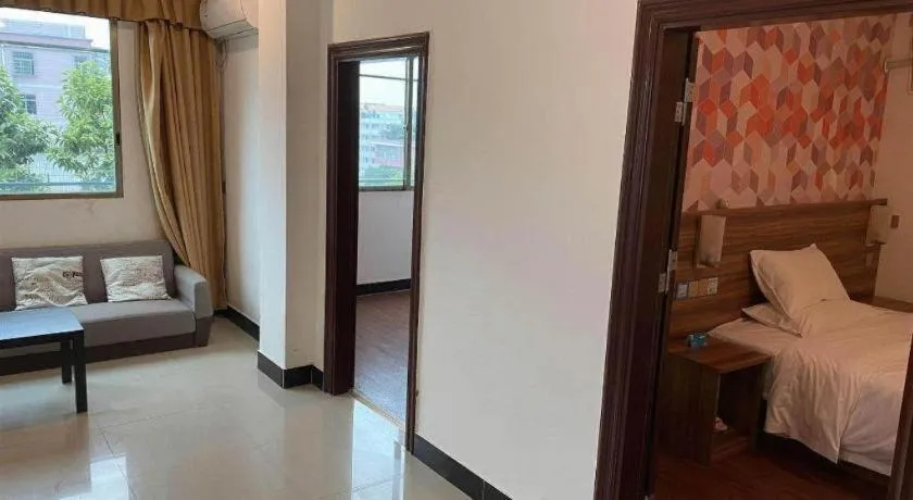 Bed in PAI Hotel Guangzhou Baiyun International Airport Zhongluotan Zhuliao Metro Station