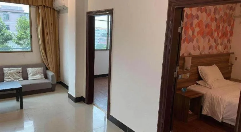 Bed in PAI Hotel Guangzhou Baiyun International Airport Zhongluotan Zhuliao Metro Station