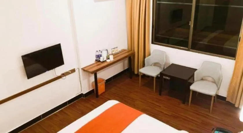 Bed in PAI Hotel Guangzhou Baiyun International Airport Zhongluotan Zhuliao Metro Station