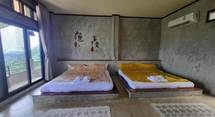 Bed in Baan Hom Muen Li