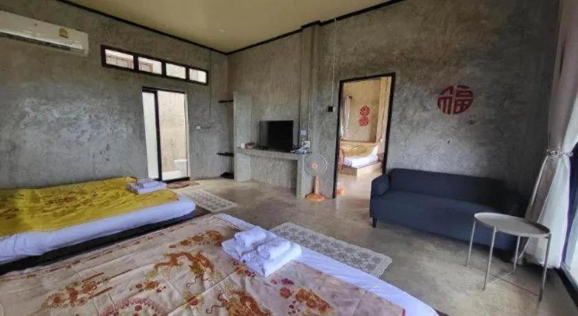 Bed in Baan Hom Muen Li