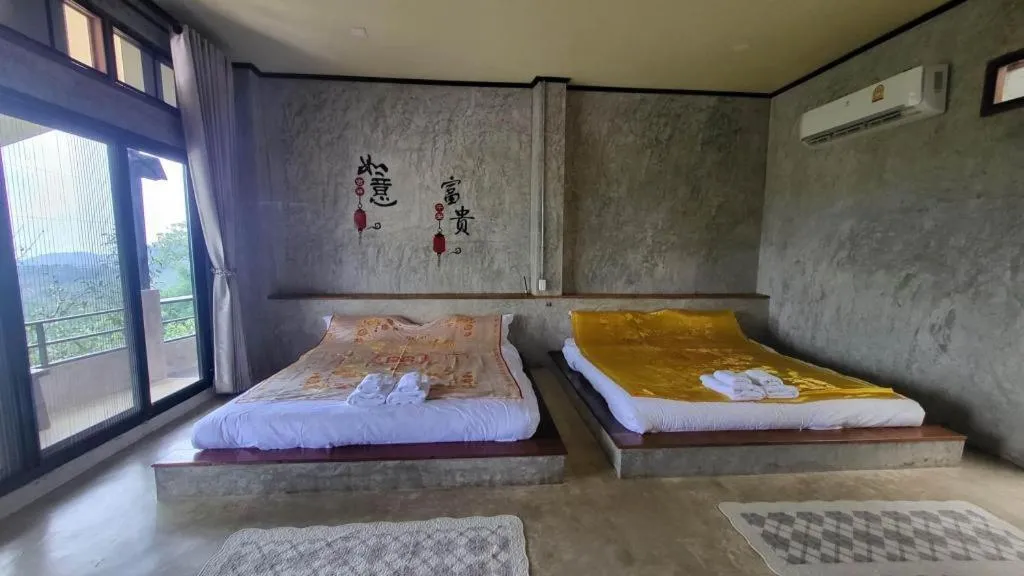 Bed in Baan Hom Muen Li