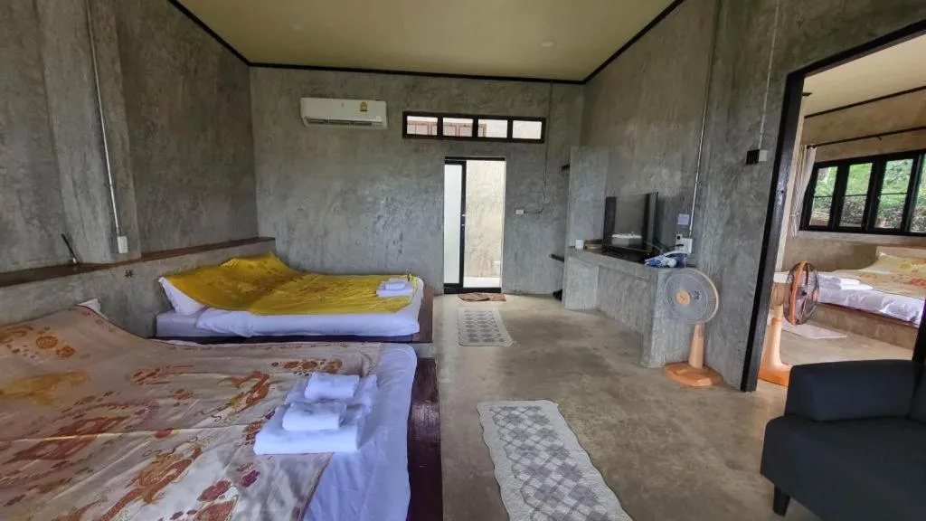 Bed in Baan Hom Muen Li