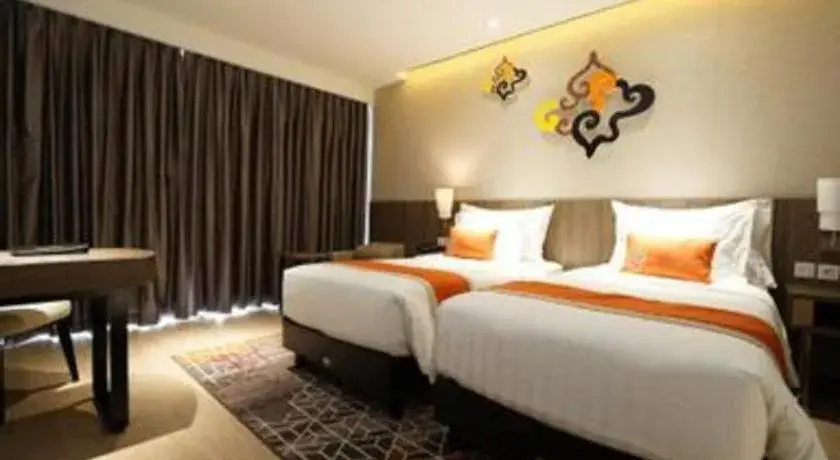 Bed in Patra Cirebon Hotel & Convention Bed in Patra Cirebon Hotel & Convention