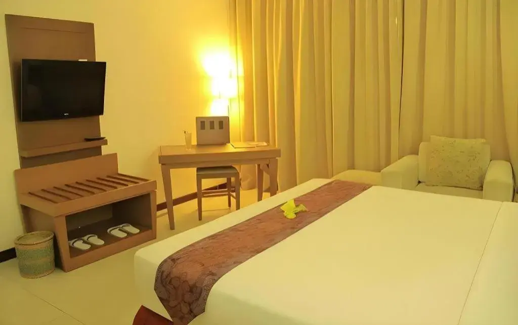 Bed in Patra Cirebon Hotel & Convention Bed in Patra Cirebon Hotel & Convention